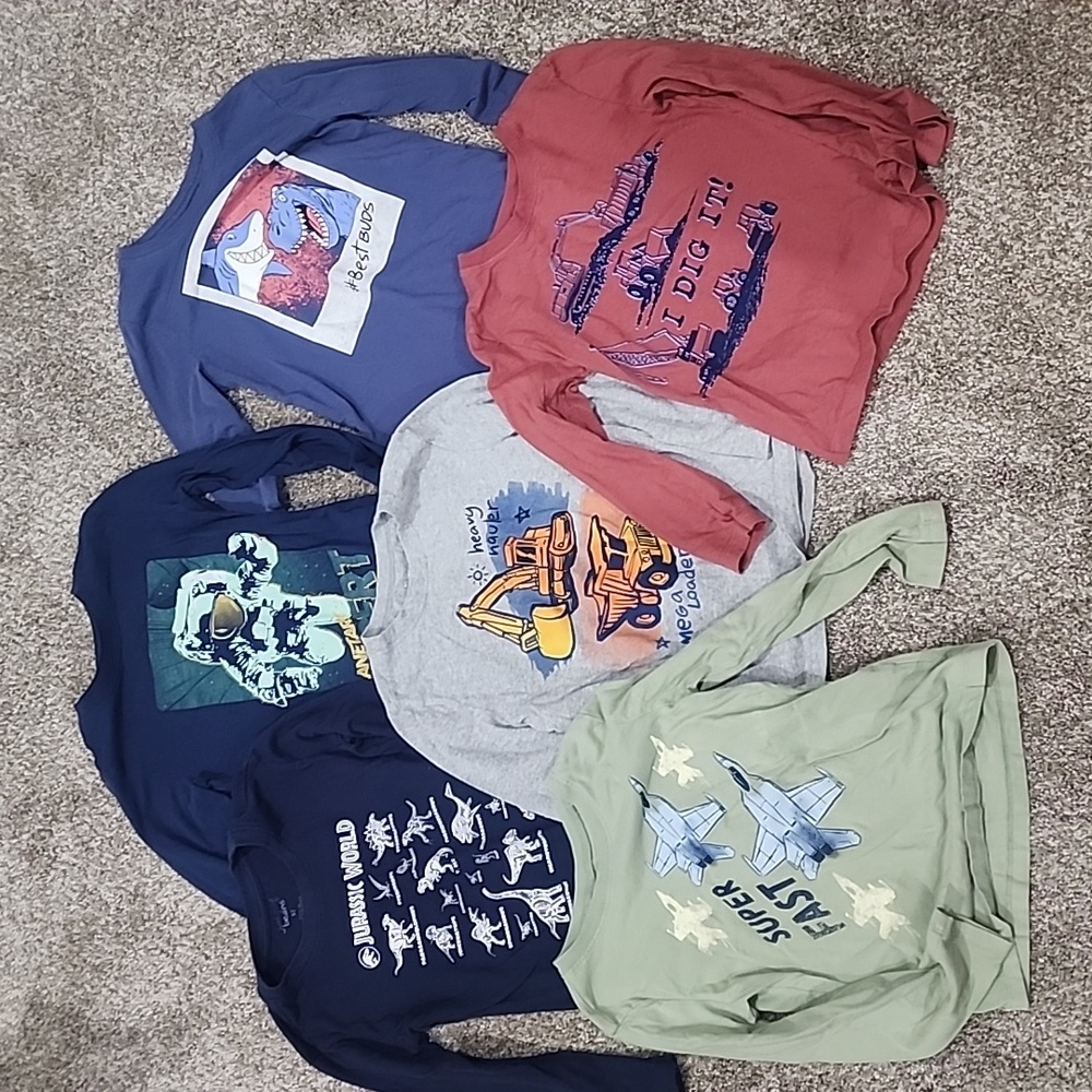 6 LS shirts